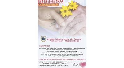 Immagine decorativa per il contenuto AIUTIAMOCI -DONAZIONI EMERGENZA CORONAVIRUS