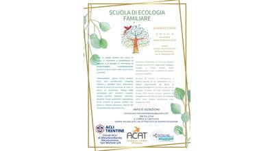 Immagine decorativa per il contenuto LOCANDINA "SCUOLA DI ECOLOGIA FAMILIARE" CICLO DI INCONTRI  - COMUNE DI MEZZOLOMBARDO